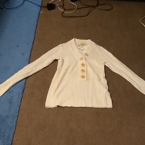 NWT J. Crew Divina White Cashmere Heirloom
